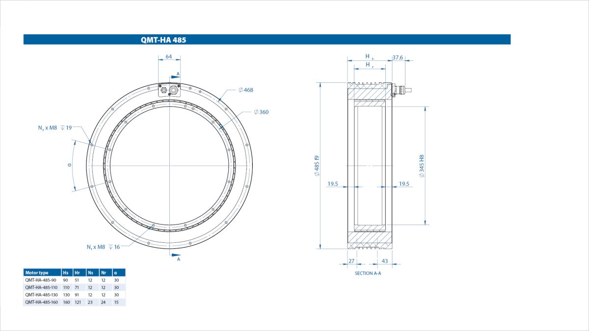 Qmt485ha Specsheet Drawings 2